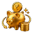 Savings piggy bank
